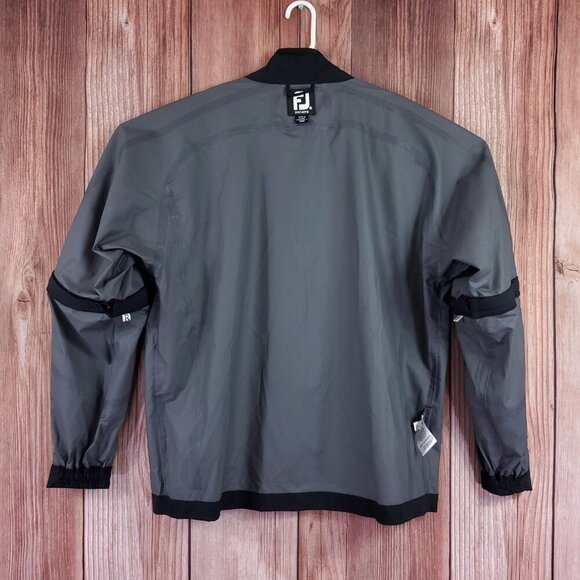 Footjoy FJ Dryjoys Hydrolite Springfield Country Club Golf Mens XL Black Jacket - Picture 10 of 16